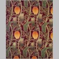 'The nure' textile design by C F A Voysey, produced by G P & J Baker in 1899..jpg